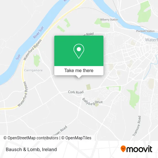 Bausch & Lomb map