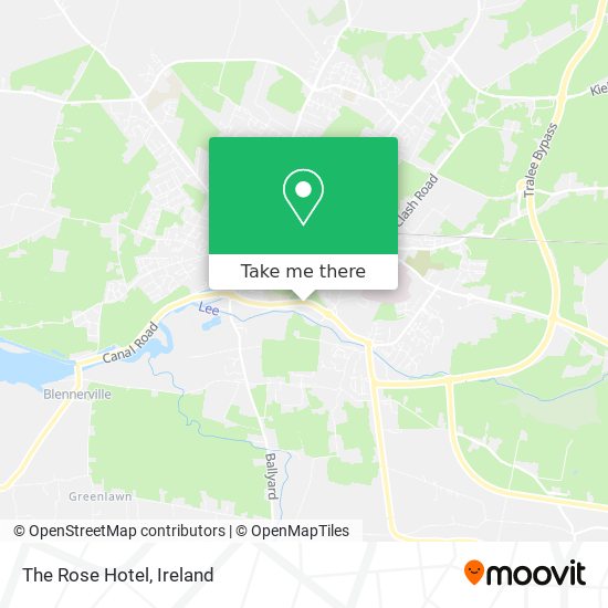 The Rose Hotel map