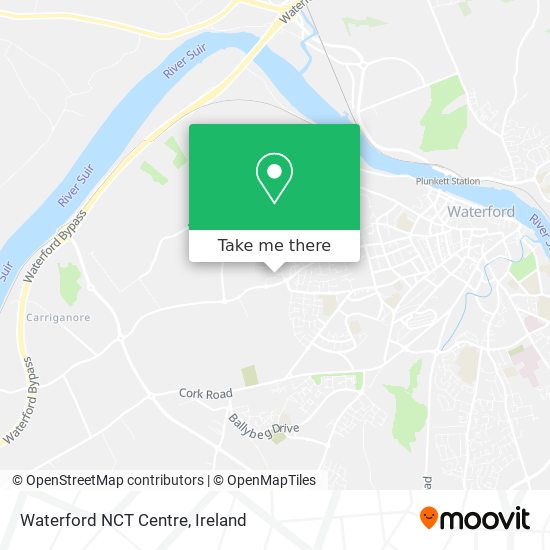 Waterford NCT Centre map