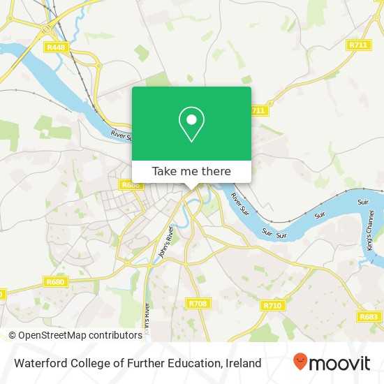 Waterford College of Further Education map