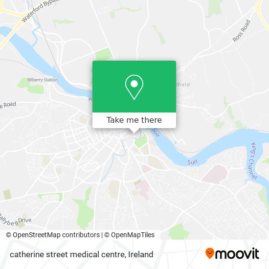 catherine street medical centre map