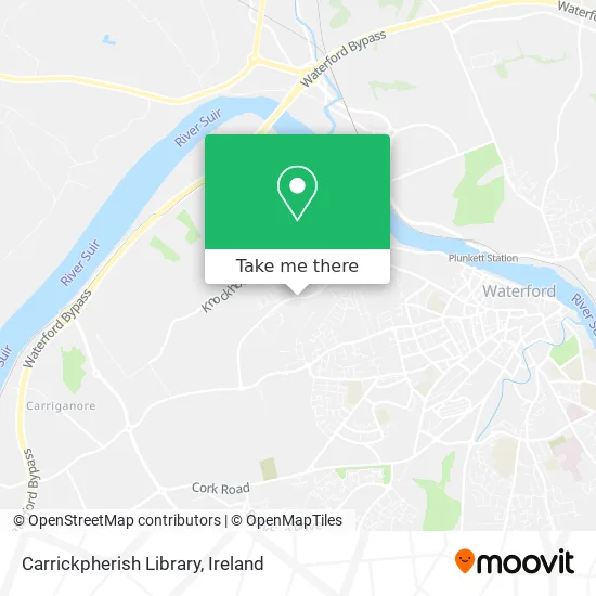 Carrickpherish Library map