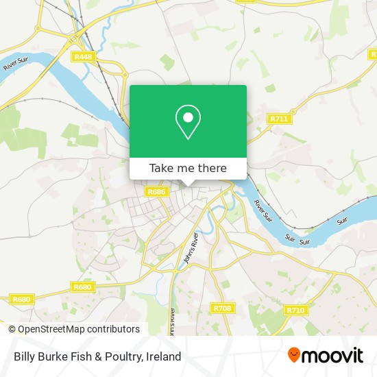 Billy Burke Fish & Poultry map