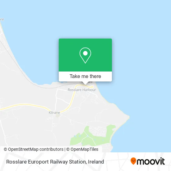 Rosslare Europort Railway Station map