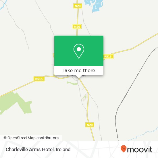 Charleville Arms Hotel map