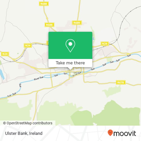 Ulster Bank map