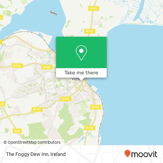 The Foggy Dew Inn map