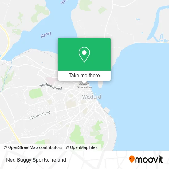 Ned Buggy Sports map