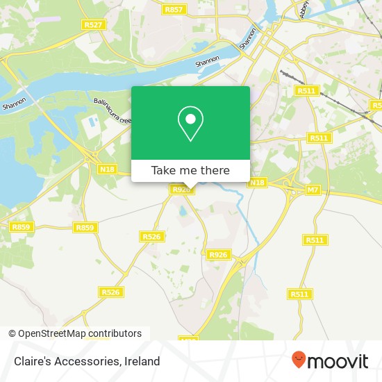 Claire's Accessories map