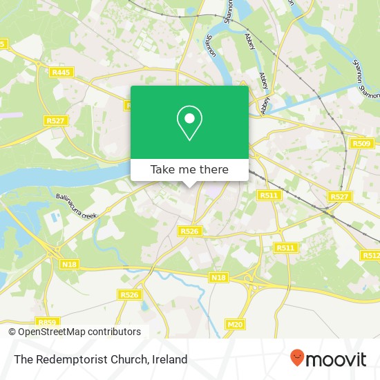 The Redemptorist Church map