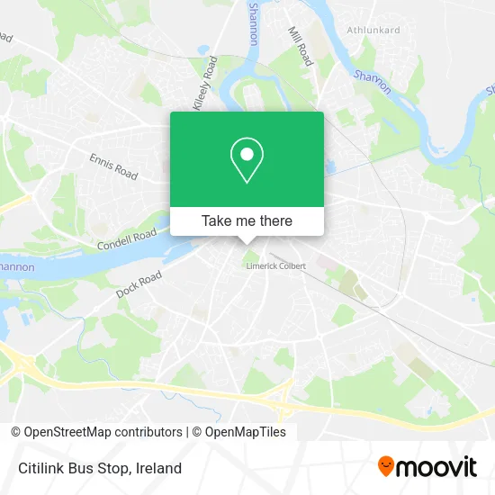 Citilink Bus Stop map