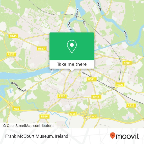 Frank McCourt Museum map