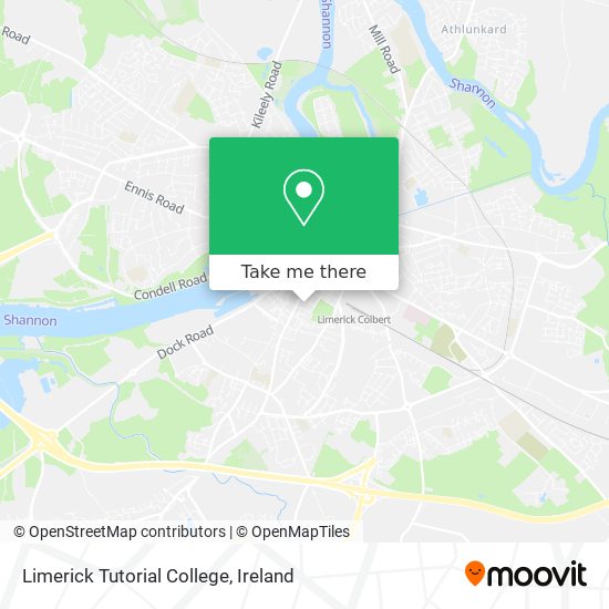Limerick Tutorial College map