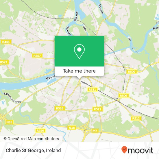 Charlie St George map