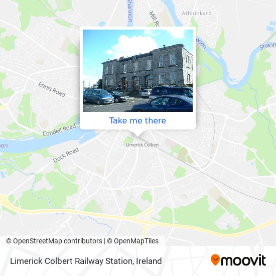 Limerick Colbert Railway Station plan