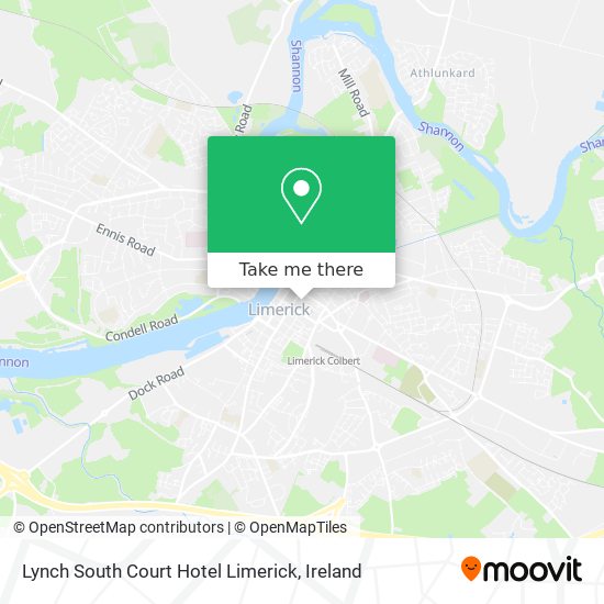 Lynch South Court Hotel Limerick map