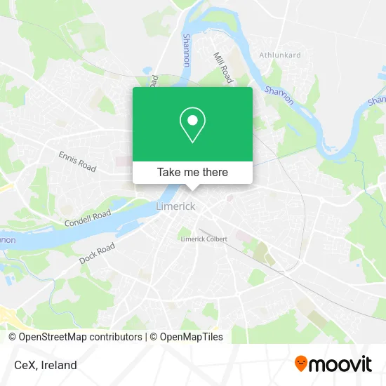 CeX map