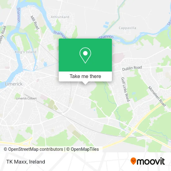 TK Maxx map