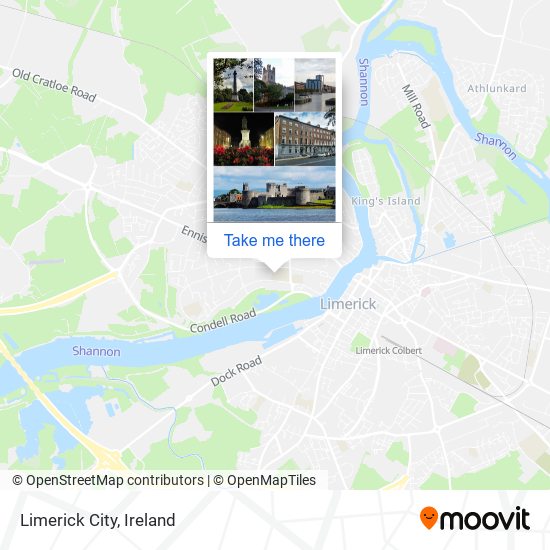 Limerick City map