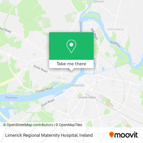 Limerick Regional Maternity Hospital map