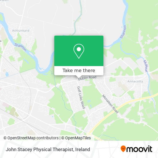 John Stacey Physical Therapist map
