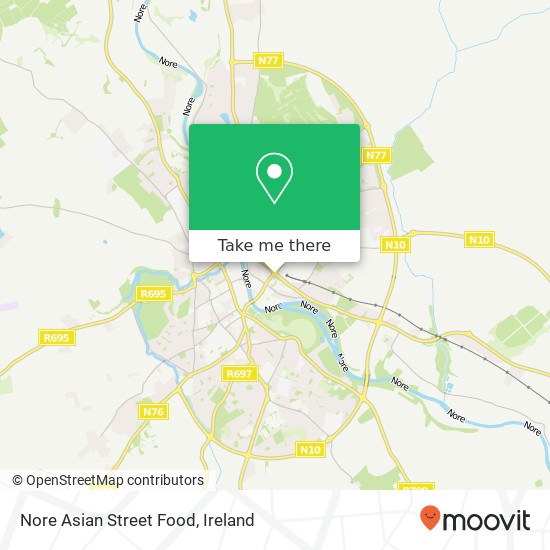 Nore Asian Street Food map