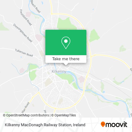 Kilkenny MacDonagh Railway Station map