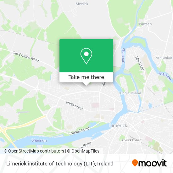 Limerick institute of Technology (LIT) map