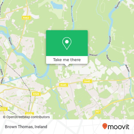 Brown Thomas map