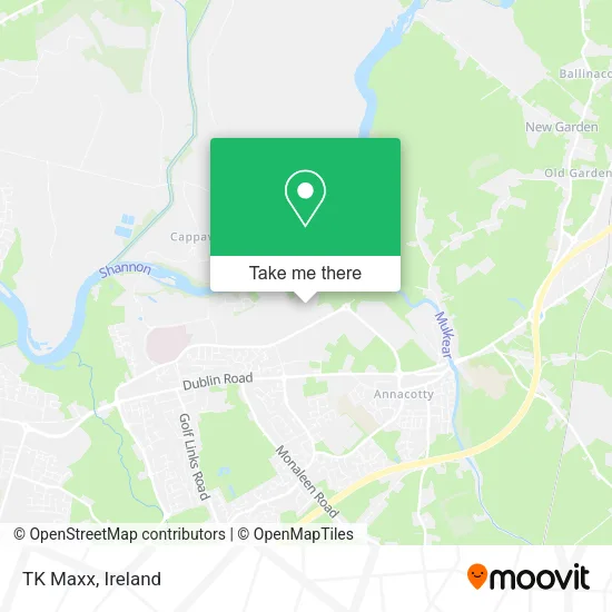 TK Maxx map
