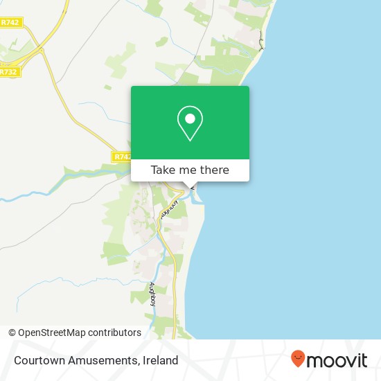 Courtown Amusements map