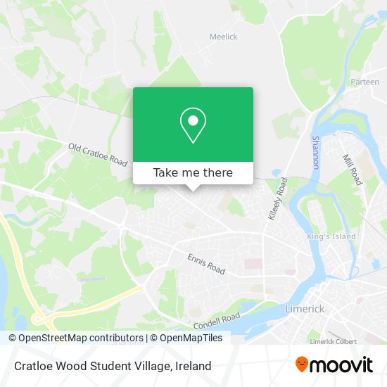 Cratloe Wood Student Village map