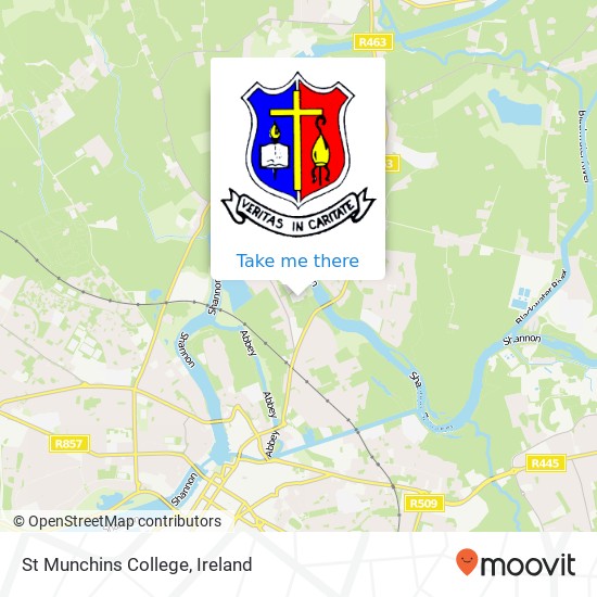 St Munchins College map