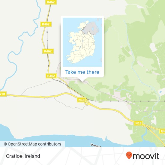 Cratloe map