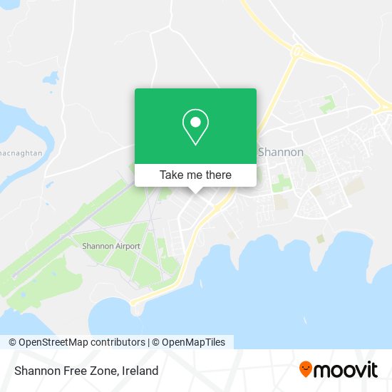 Shannon Free Zone map