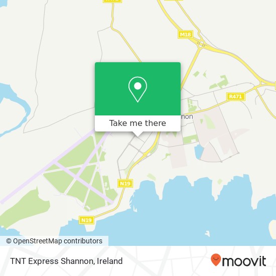 TNT Express Shannon map