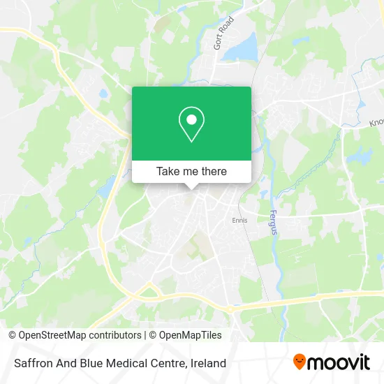 Saffron And Blue Medical Centre map