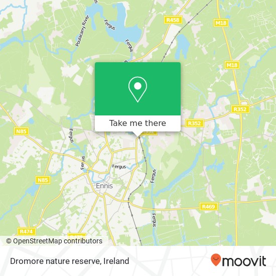 Dromore nature reserve map