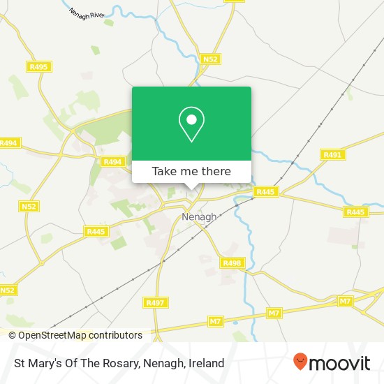 St Mary's Of The Rosary, Nenagh map