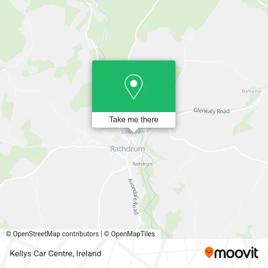 Kellys Car Centre map