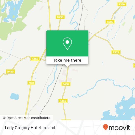 Lady Gregory Hotel map