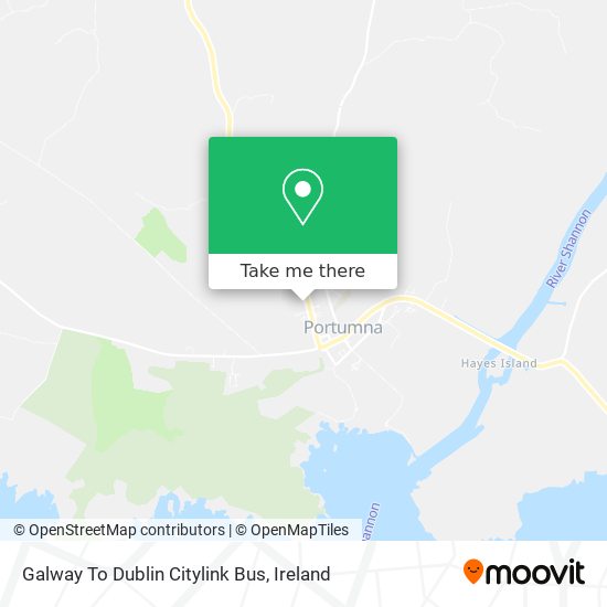 Galway To Dublin Citylink Bus plan