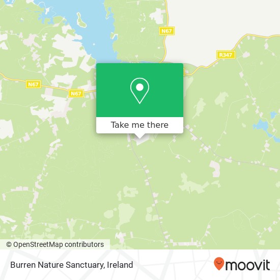 Burren Nature Sanctuary map