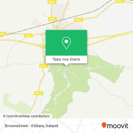 Brownstown - Kildare map