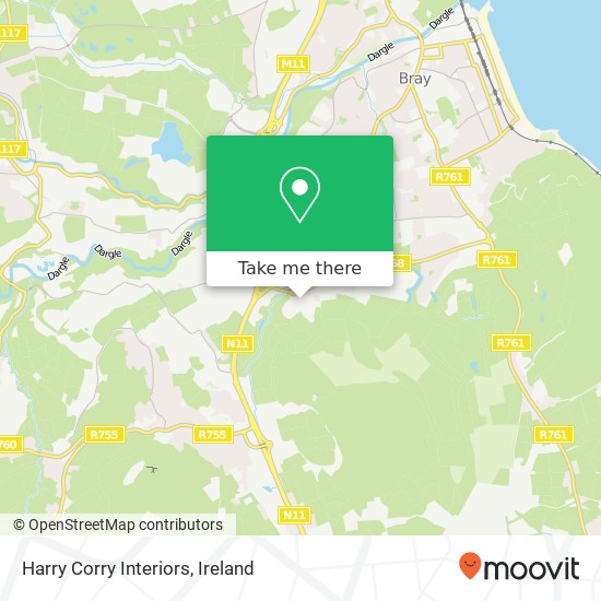 Harry Corry Interiors map