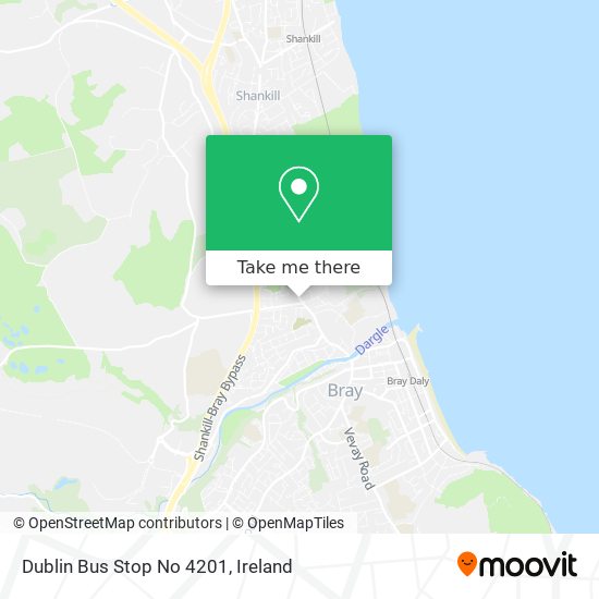 Dublin Bus Stop No 4201 plan