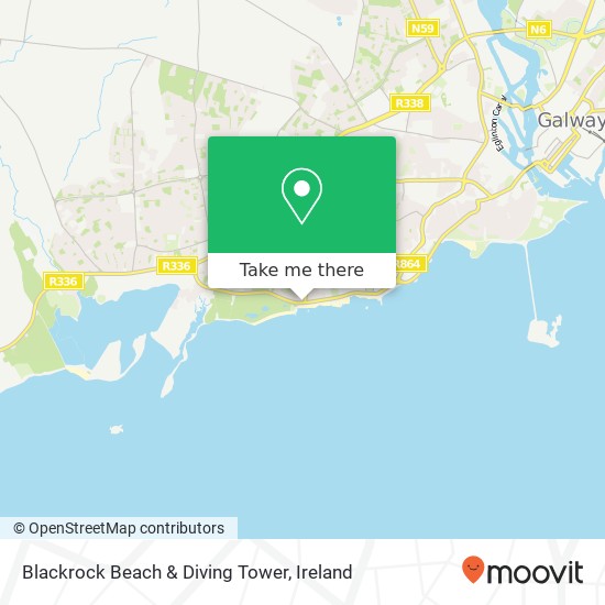 Blackrock Beach & Diving Tower map