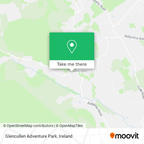 Glencullen Adventure Park map