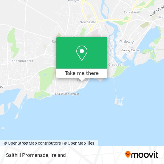 Salthill Promenade map
