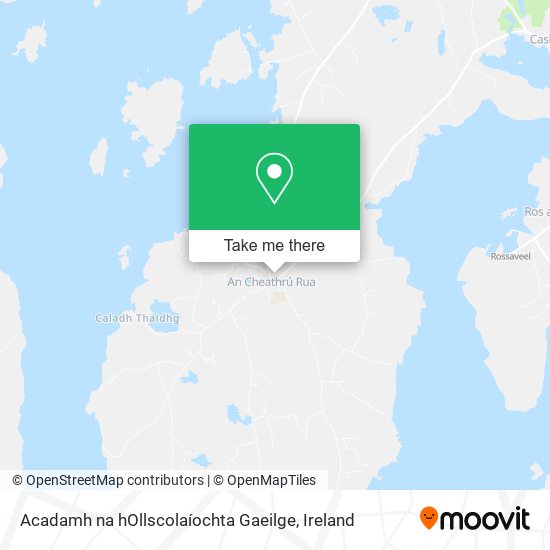Acadamh na hOllscolaíochta Gaeilge map